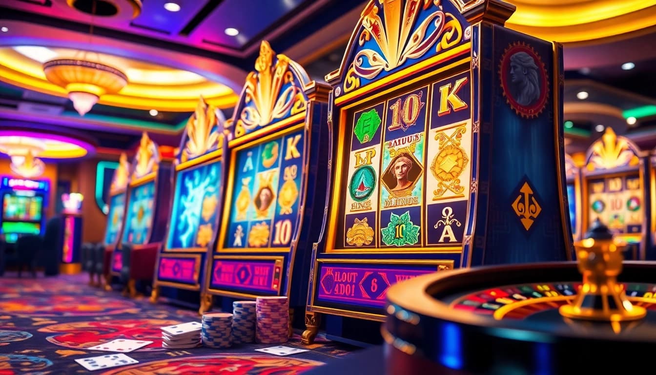 Experience thrilling gameplay on the Olympus slot machine with vibrant graphics and casino excitement.