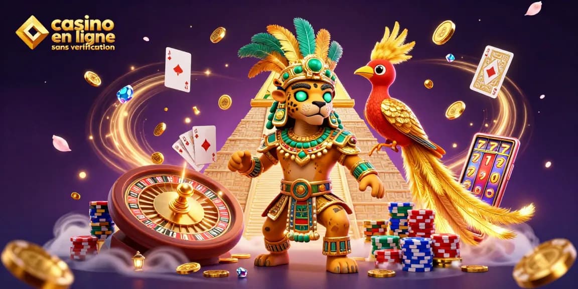 Jouez sur un casino en ligne sans vérification avec des gains rapides et immersifs.
