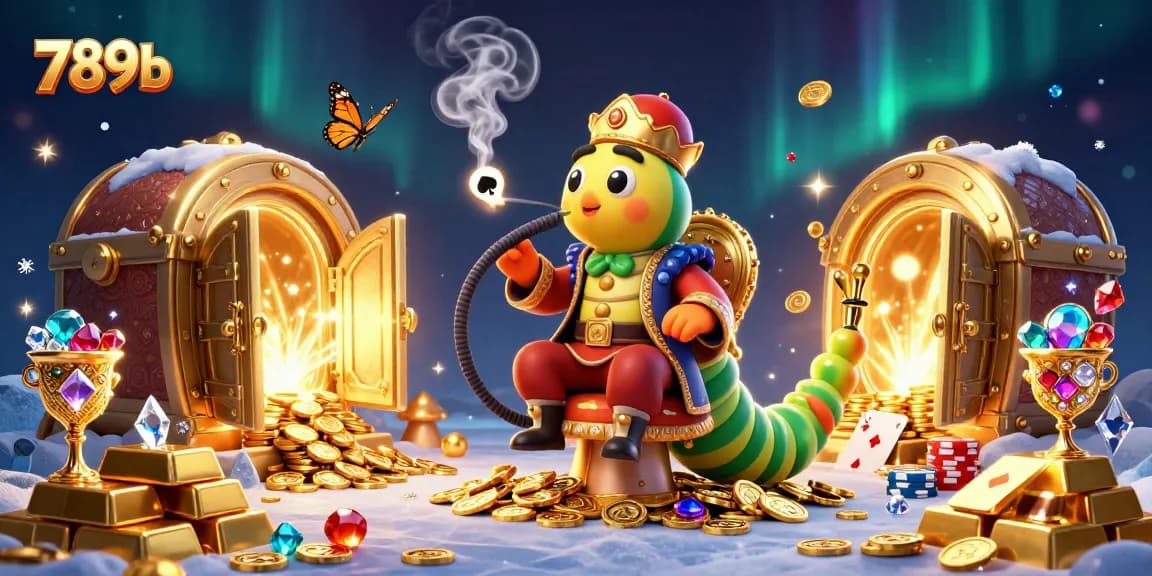 Engage in thrilling poker action at 789b with this vibrant, elaborate casino scene illustration.