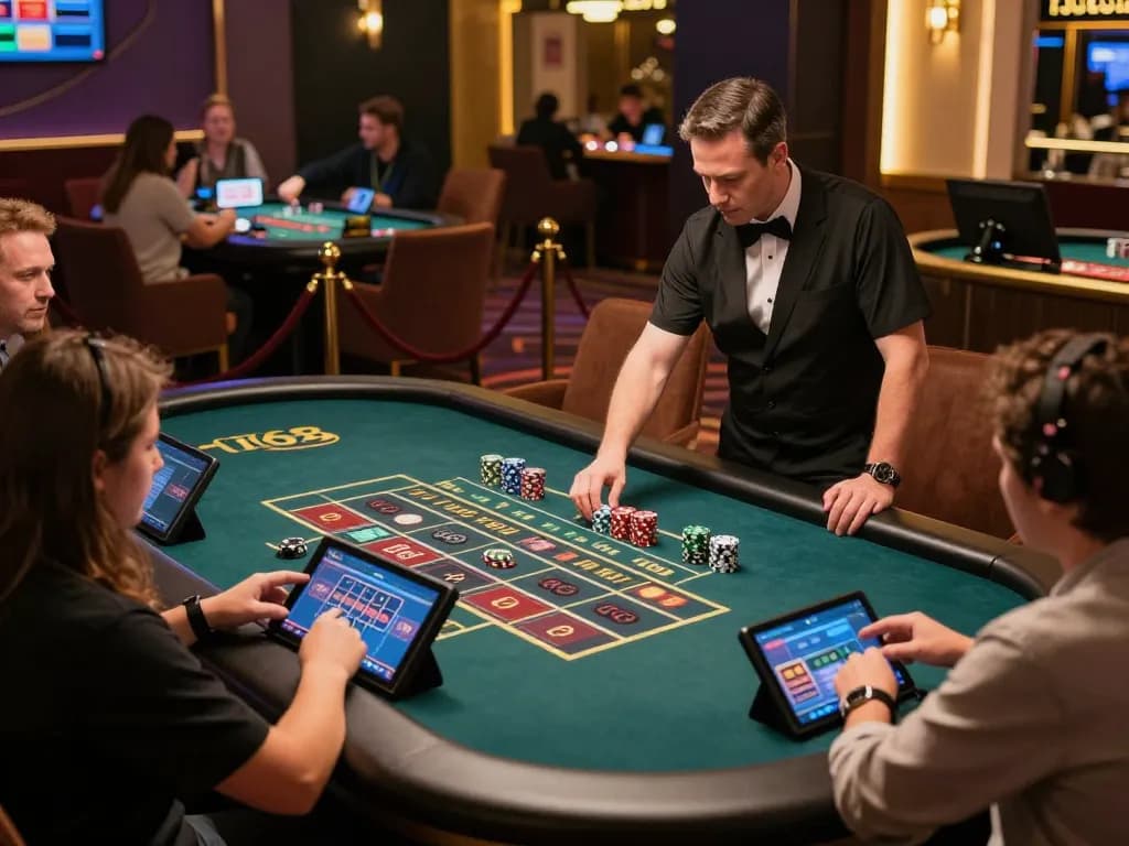 Live roulette action at F168 with players betting and engaging in a dynamic online gaming environment.