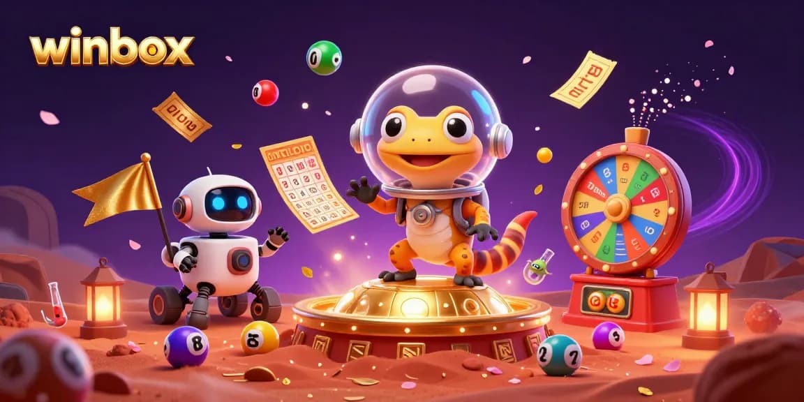 Experience the excitement of winbox with dynamic games and colorful elements in a vibrant casino setting.