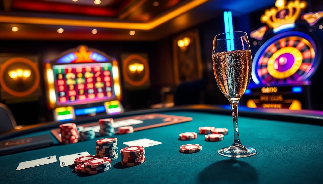 Découvrez l'excitation du casino en ligne argent réel France avec des jetons de poker et une roue de roulette.