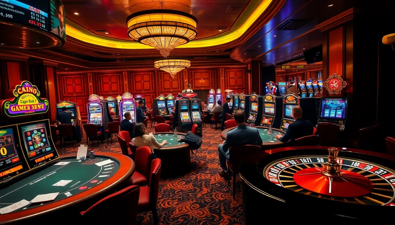 Vivez l'excitation du casino en ligne argent réel France avec des tables de poker vibrantes et des machines à sous.