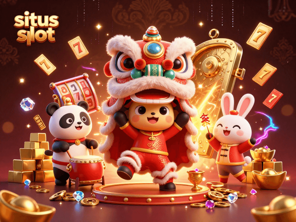 Menangkan jackpot di situs slot dengan karakter lucu dalam pertunjukan barongsai yang meriah dan harta berkilau.
