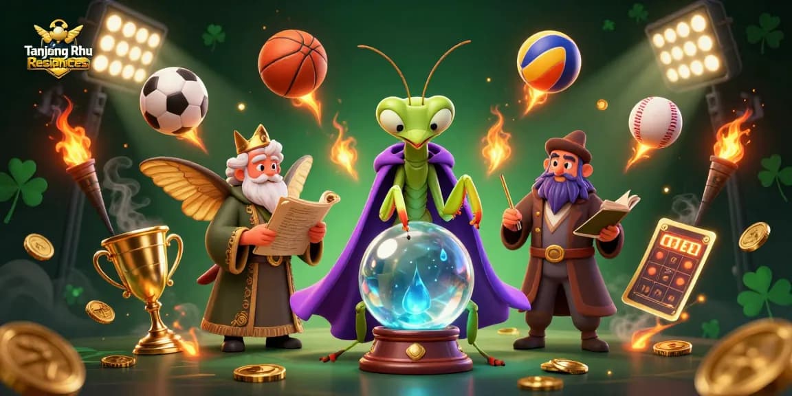 Tanjong Rhu Residences fortune teller scene predicting winning betting strategies with sports elements