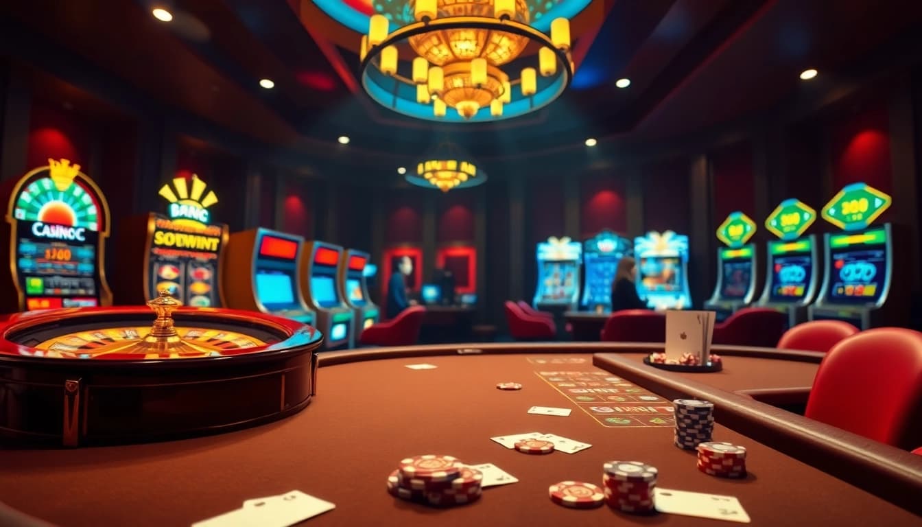Vivez l'excitation du casino en ligne argent réel France avec des tables de luxe et une atmosphère de jeu vibrante.