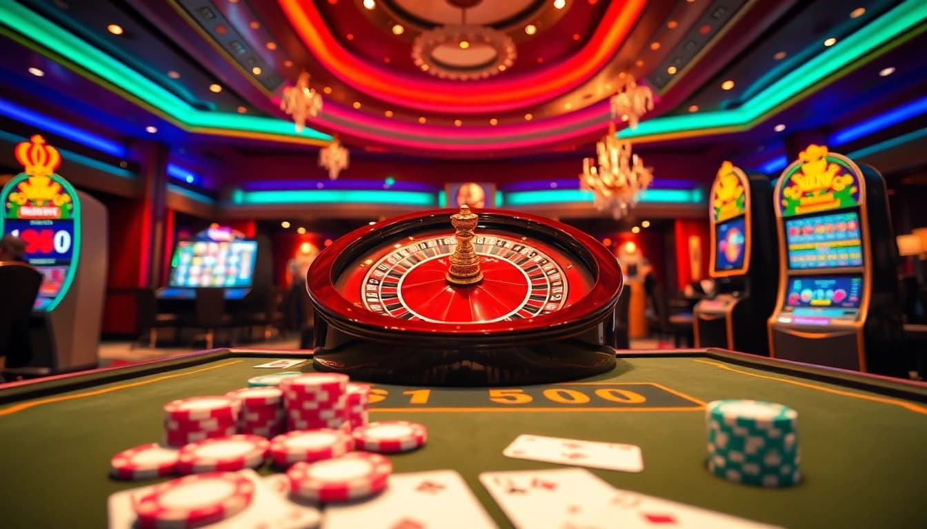 Vivez l'excitation du casino en ligne argent réel France avec des tables vibrantes, des cartes et une machine à sous éblouissante.