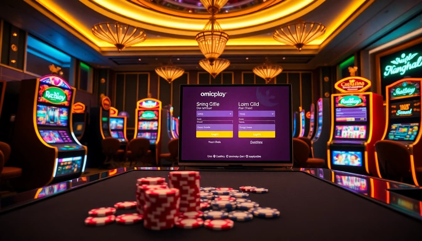 Experience the thrill of winning with onicplay in a vibrant casino setting.
