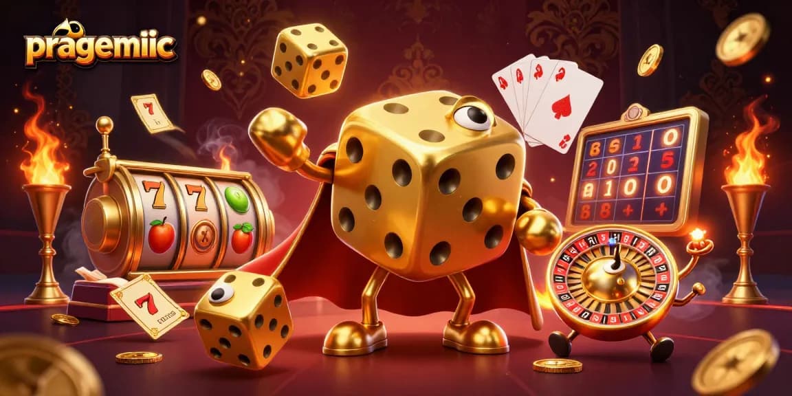 Experience pragmatic gameplay in this vibrant casino scene featuring dynamic elements and energy.