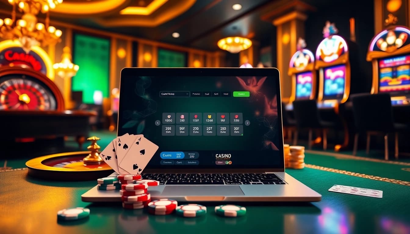 Découvrez l'excitation du casino en ligne argent réel France avec une scène de jeu en ligne dynamique.