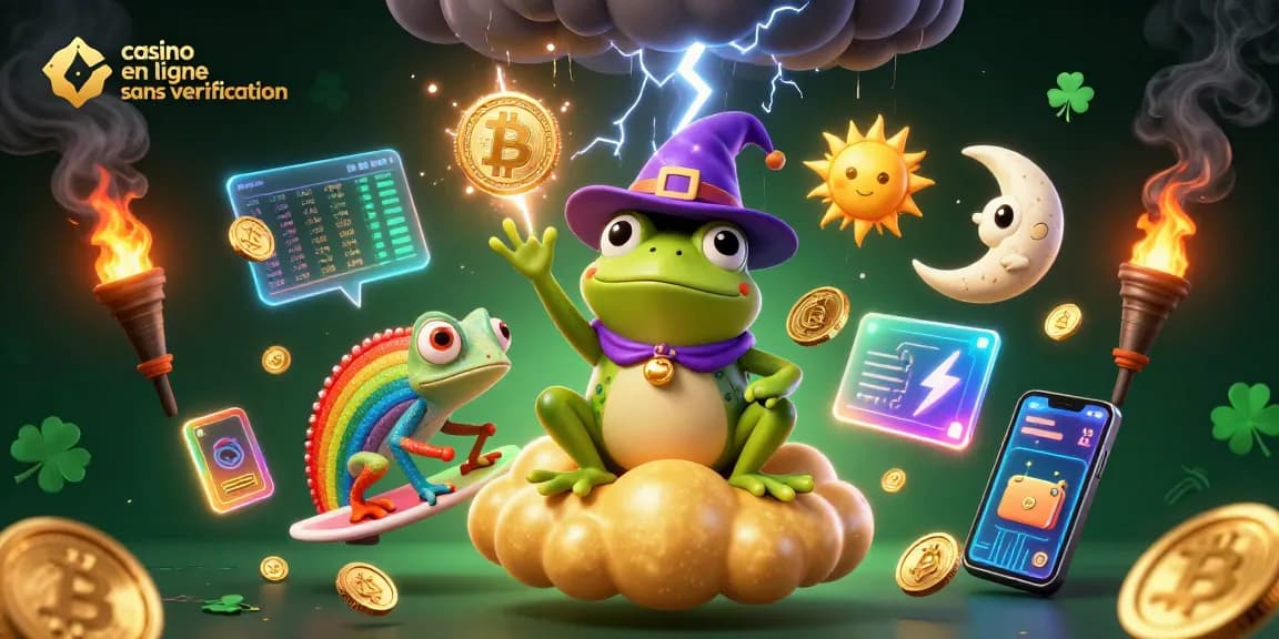 Profitez de l'expérience de jeu rapide dans un casino en ligne sans vérification avec une illustration dynamique.