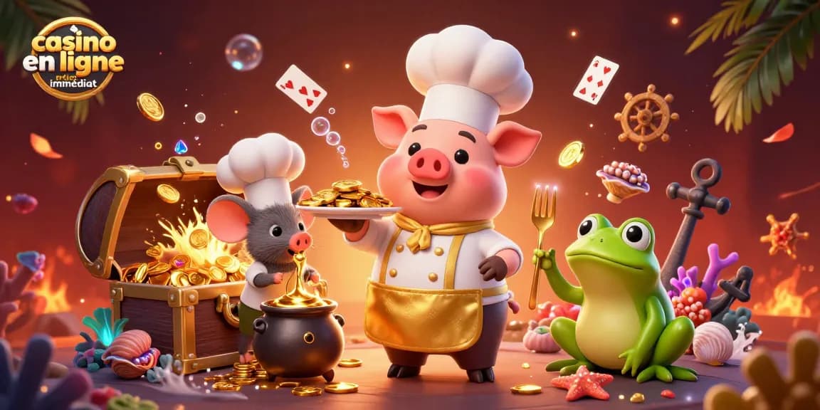 Découvrez les gains des casinos en ligne avec retrait immédiat grâce à cette illustration dynamique.