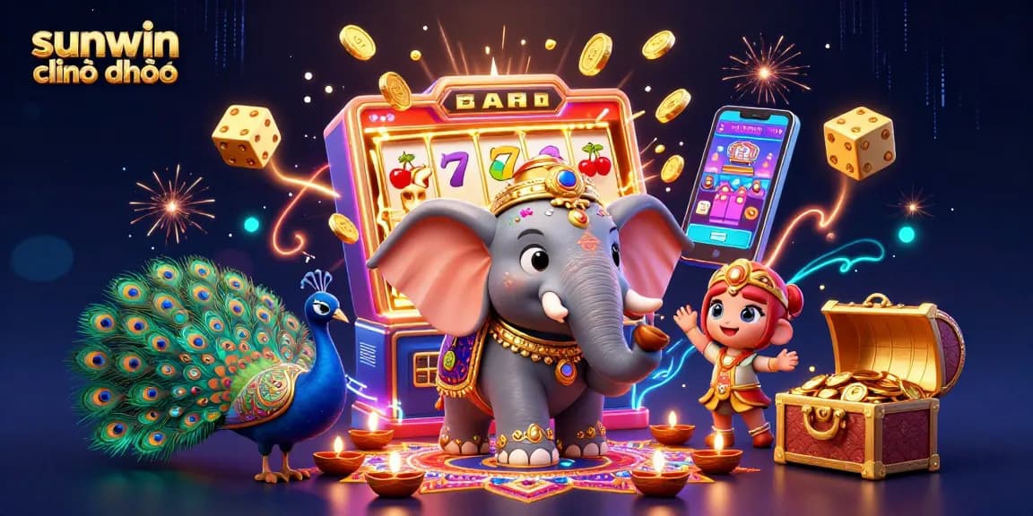 Experience the thrilling sunwin chính chủ casino scene with jackpot explosion and vibrant elements.