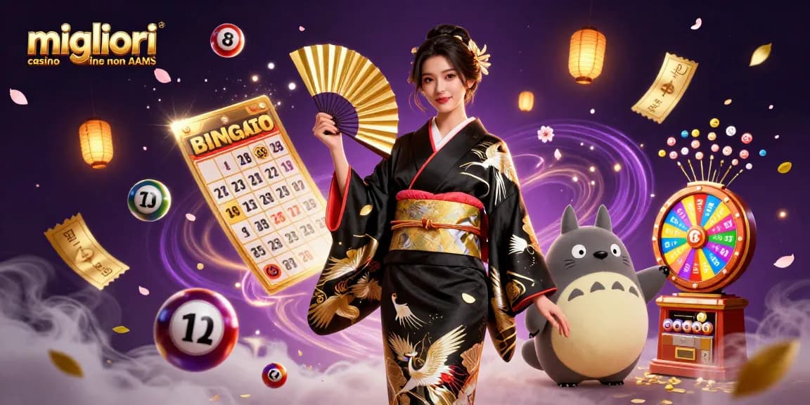 Migliori casino online non AAMS con elementi di lotteria dinamici, affascinanti caratteri asiatici e dettagli di gioco vivaci.