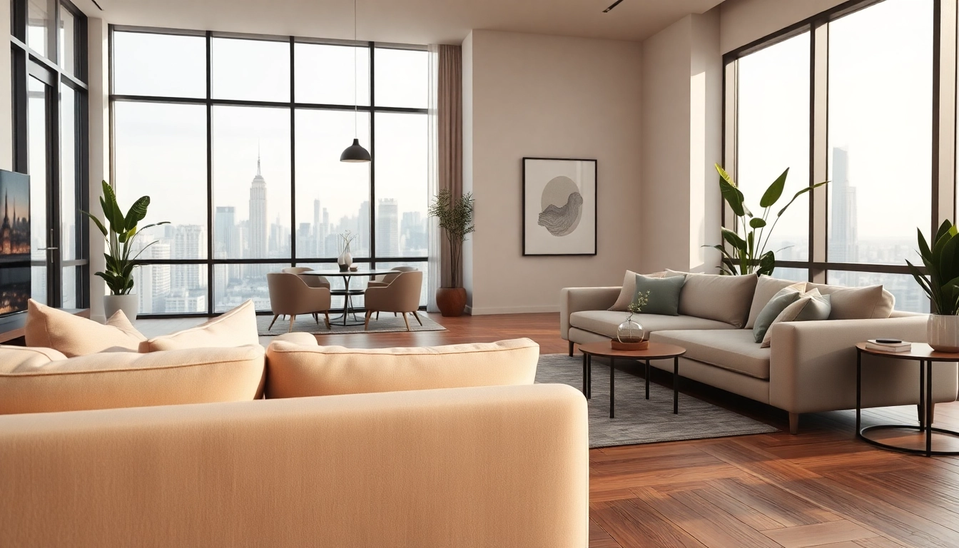 Experience seamless living in a modern apartment with airy spaces and inviting decor.