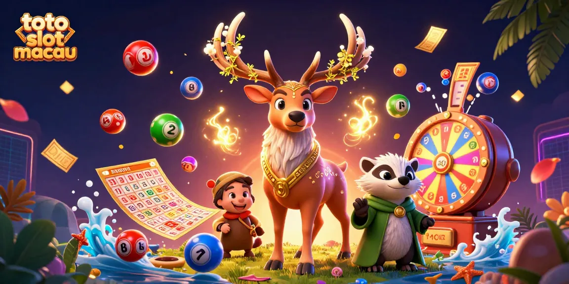 Experience thrilling gameplay at toto slot macau with colorful lottery elements and dynamic characters.