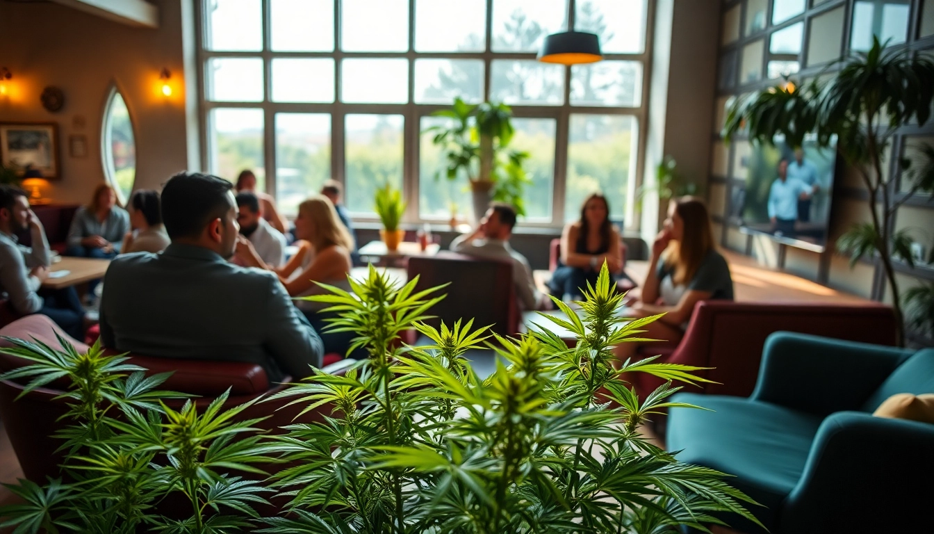 Les membres du Cannabis Social Club Lloret de Mar profitant d'une ambiance chaleureuse et conviviale.