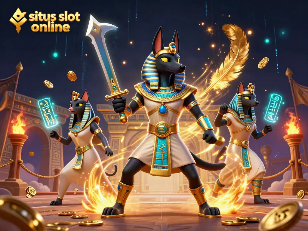 Menyambut permainan situs slot online dengan grafik mengagumkan dan simbol keberuntungan yang menawan.