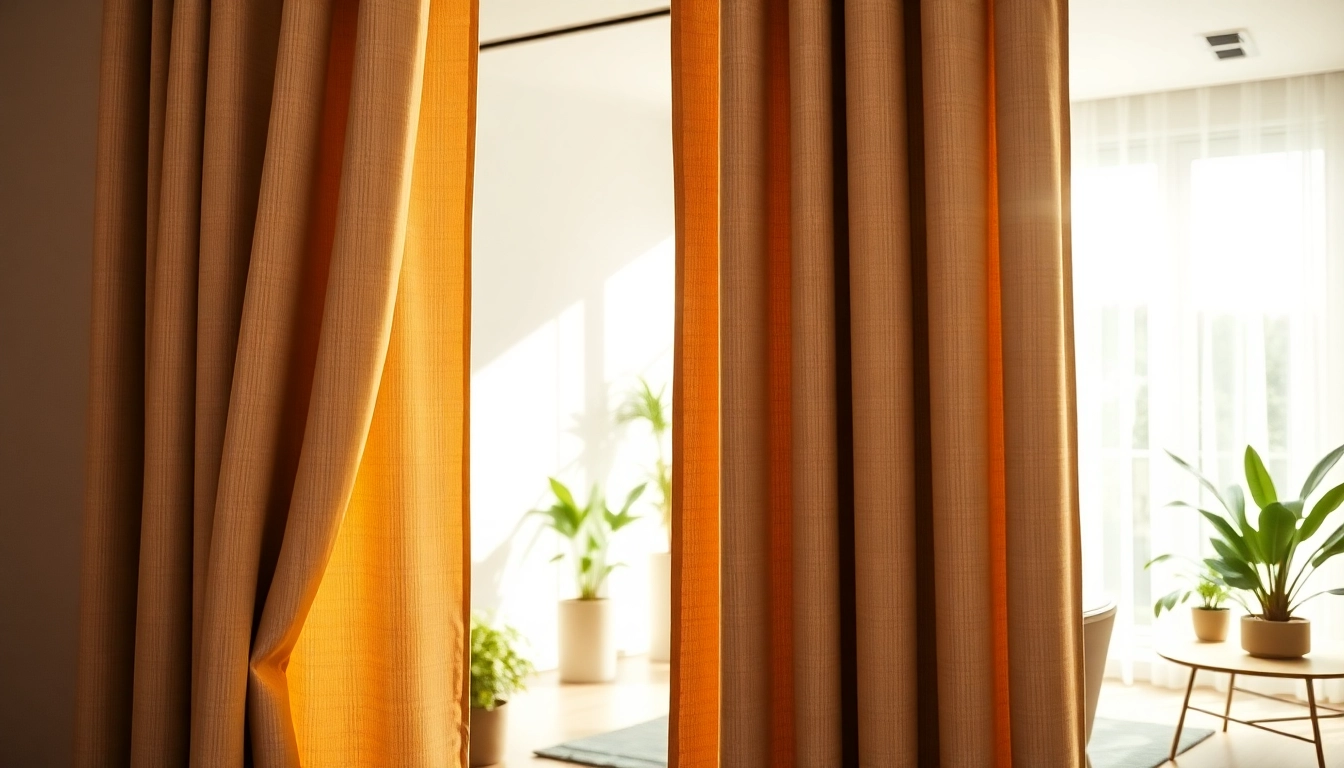 Geniet van verduisterende gordijnen die elegantie en privacy in uw ruimte versterken.