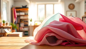 Creëer prachtige projecten met mousseline stof in een stijlvol stoffenatelier.