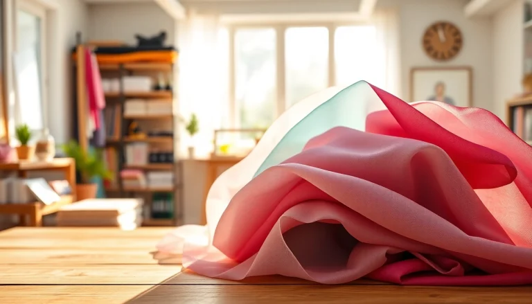 Creëer prachtige projecten met mousseline stof in een stijlvol stoffenatelier.