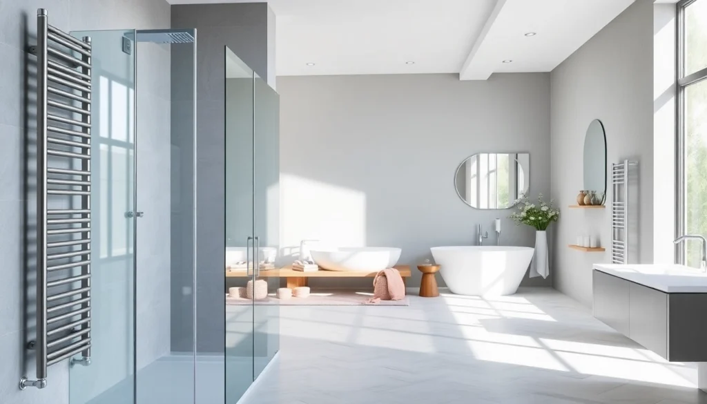 Sonni sanitär GmbH bietet elegante Badezimmerlösungen mit modernen Duschwänden.