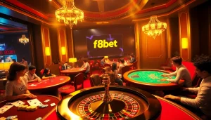 Experience the thrill of F8bet with engaging casino gameplay and vibrant gambling elements.