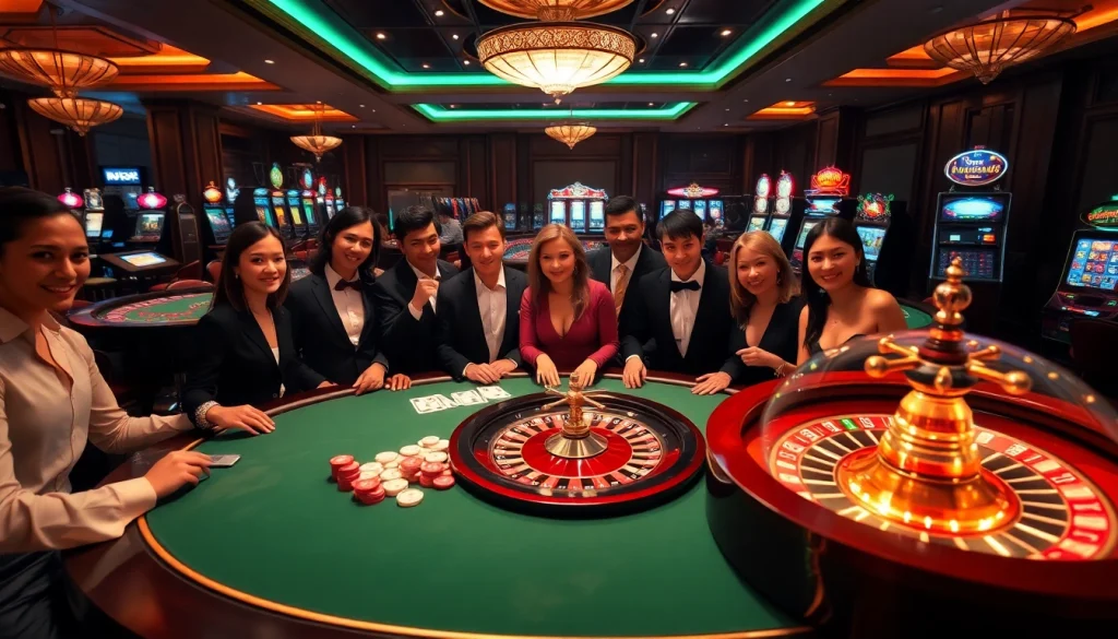 Players at a poker table enjoying the thrill of gambling at Nhà Cái TT88.
