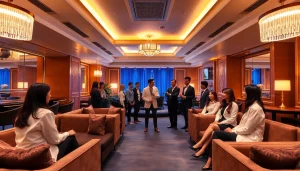 Ingyedong shirt room offering an upscale experience with attractive managers and elegant decor.