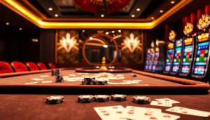 The hidden wiki guides players through thrilling casino games, showcasing a vibrant casino table layout.